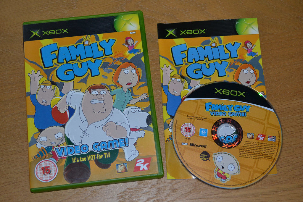 Family Guy Video Game XBOX Komplett Fint Skick