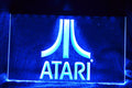 Atari Logo Blå LED Reklamskylt Skylt Hög Kvalitet Ny