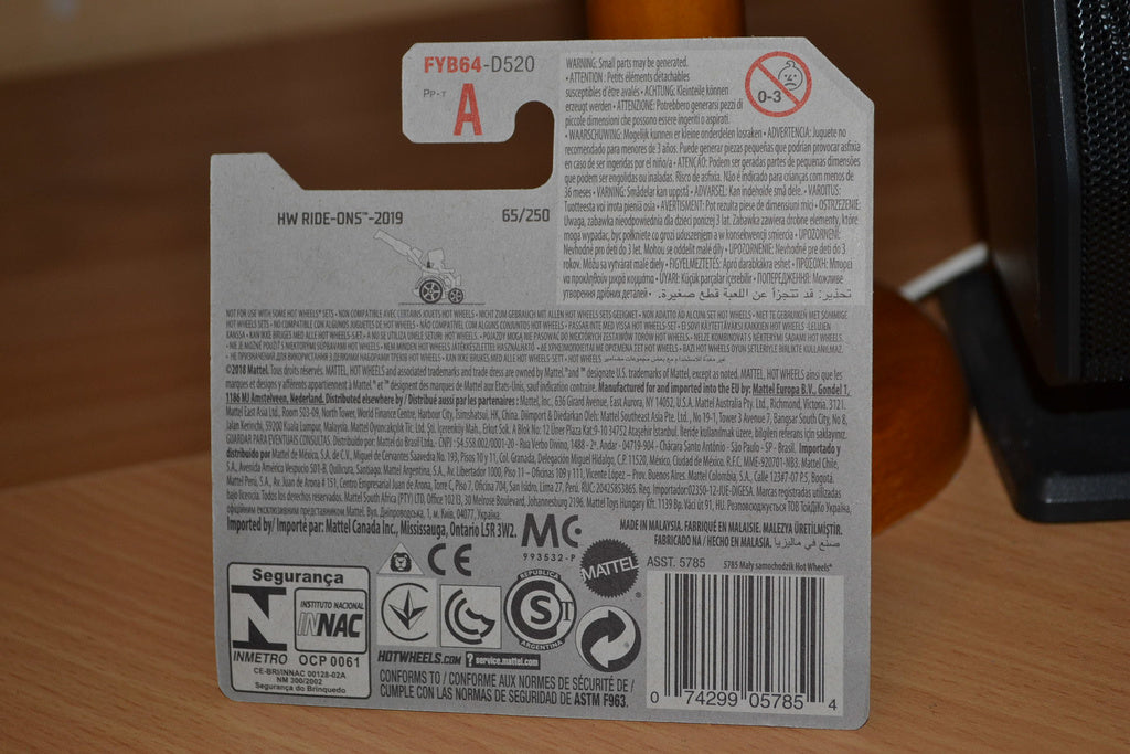 Wheelie Chair 1:64 Hot Wheels (2019) Ny