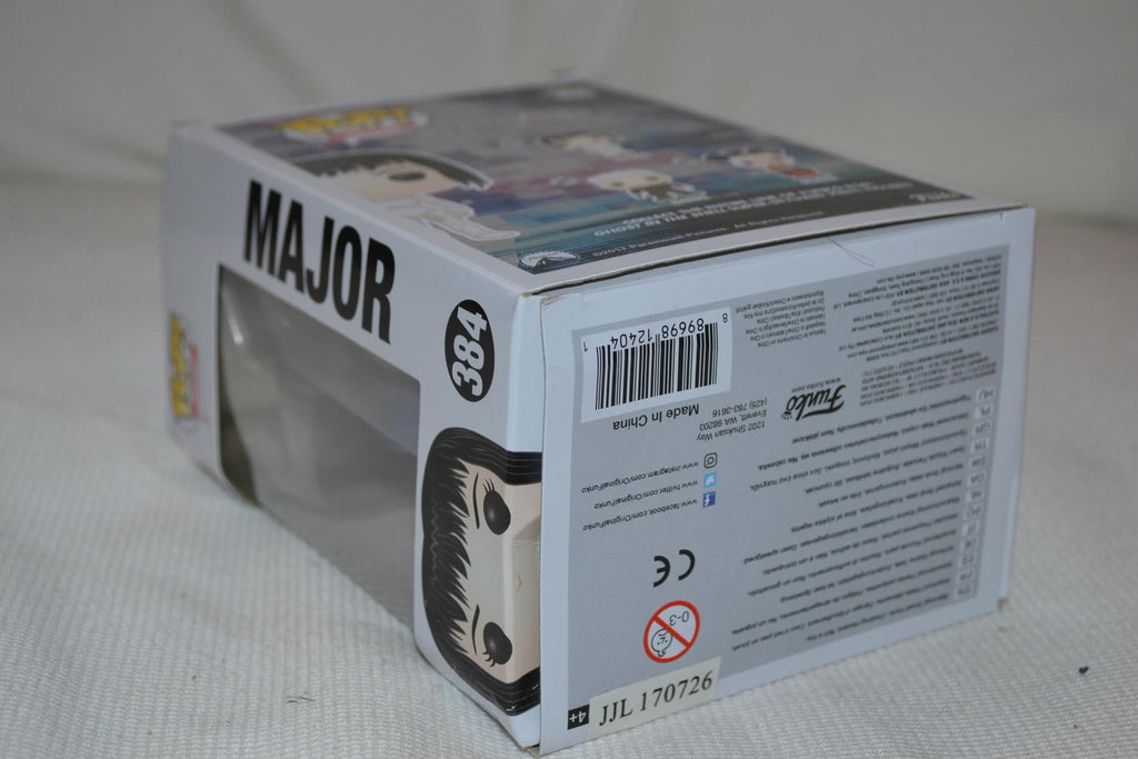 Major Tjej fr. Ghost in the Shell Sci-Fi Pop Figur Funko #384 9cm SKADAD FRP Ny