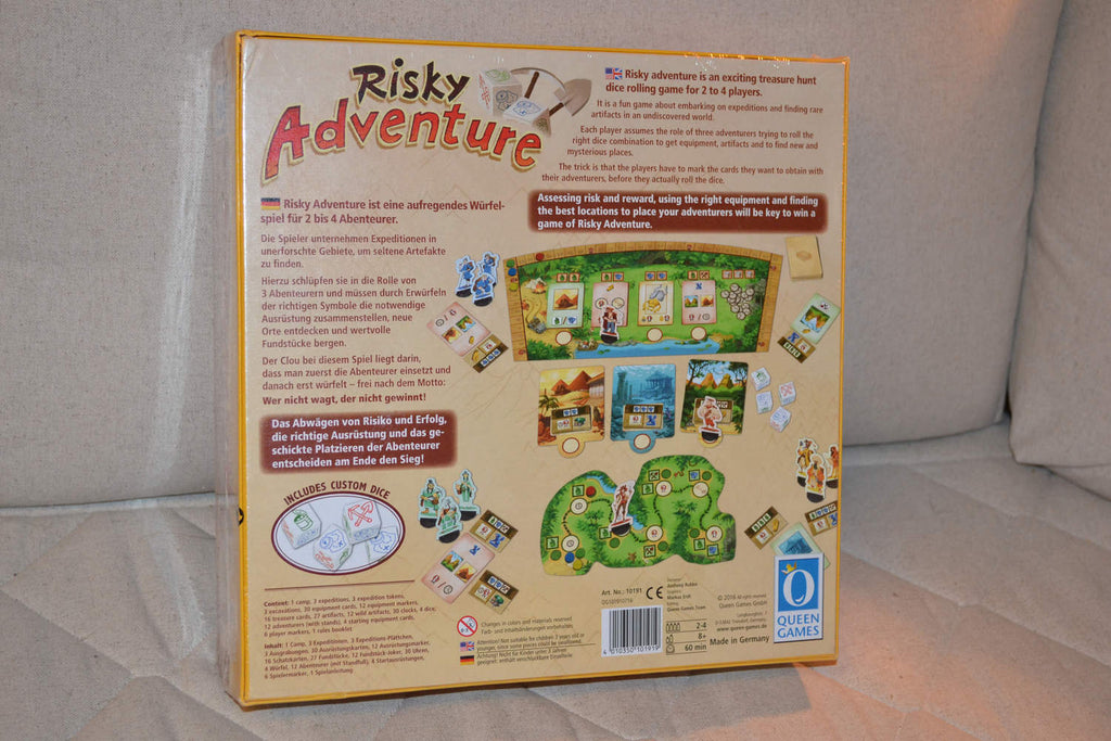 Risky Adventure Brädspel (Queen Games) Ny