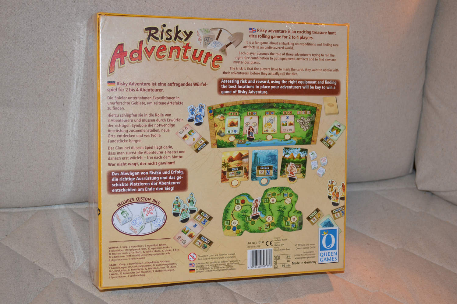 Risky Adventure Brädspel (Queen Games) Ny