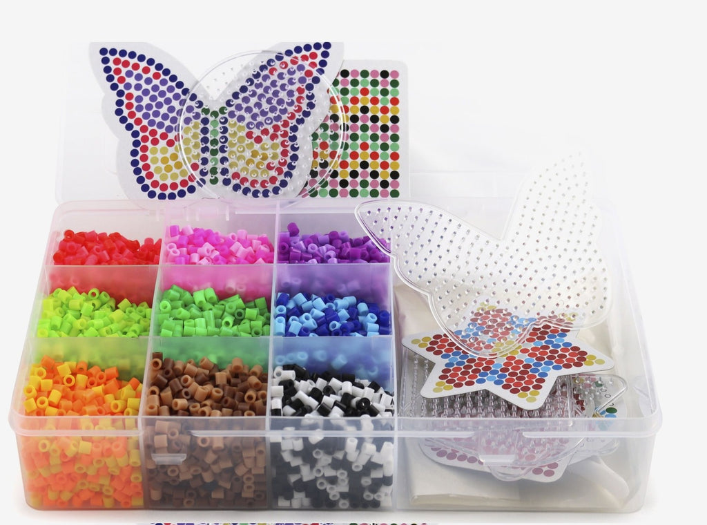 Pärlplattelåda Set Pärlplatta XL Över 7000st Delar Nybörjare Ny