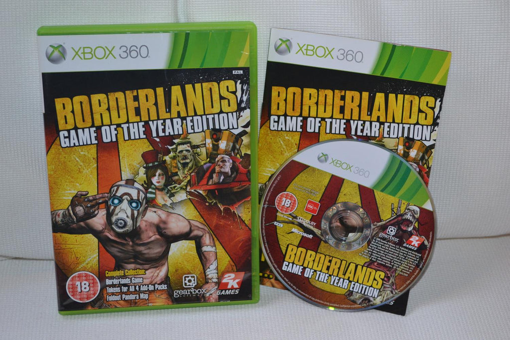 Borderlands: Game of the Year Edition Xbox 360 Komplett Fint Skick