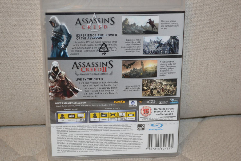 Assassins Creed 2 II Game of the Year & 1 PS3 Playstation 3 Ny Inplastad