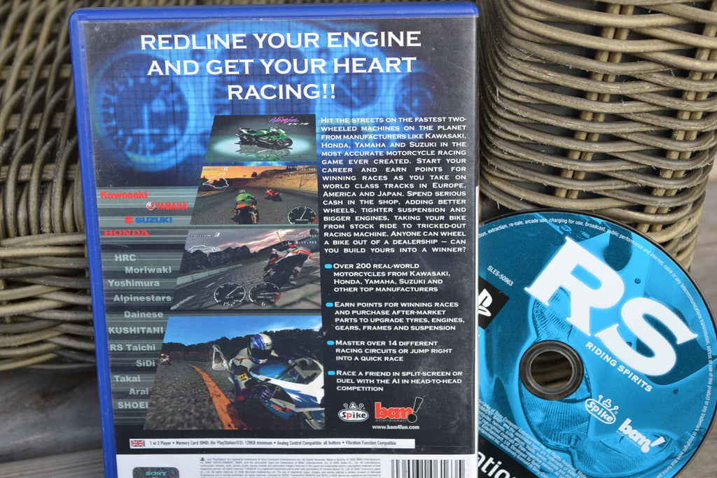 RS Riding Spirits PS2 Playstation 2 Komplett Fint Skick