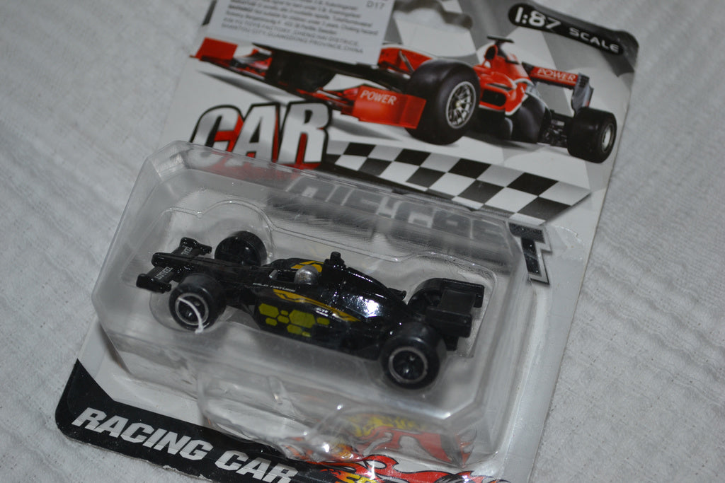 Svart Bil Formula 1 F1 Racing 1:87 1:64 (7cm) Ny