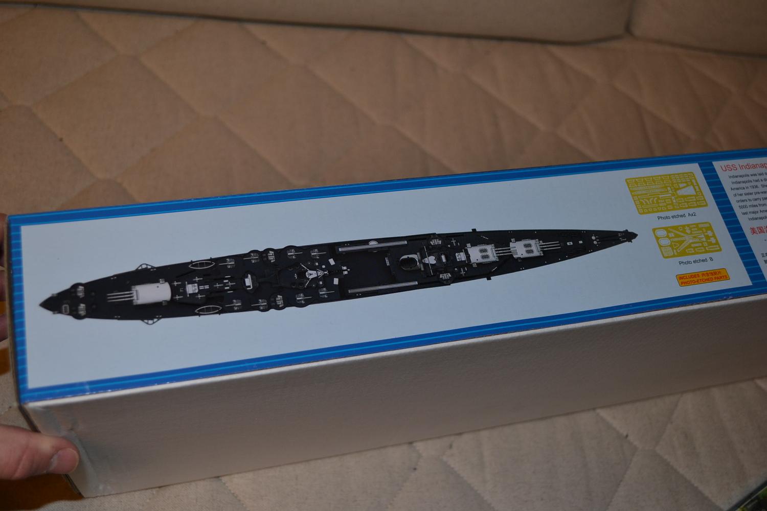 USS Indianapolis CA-35 1944 1:350 Trumpeter USA Skepp Ny