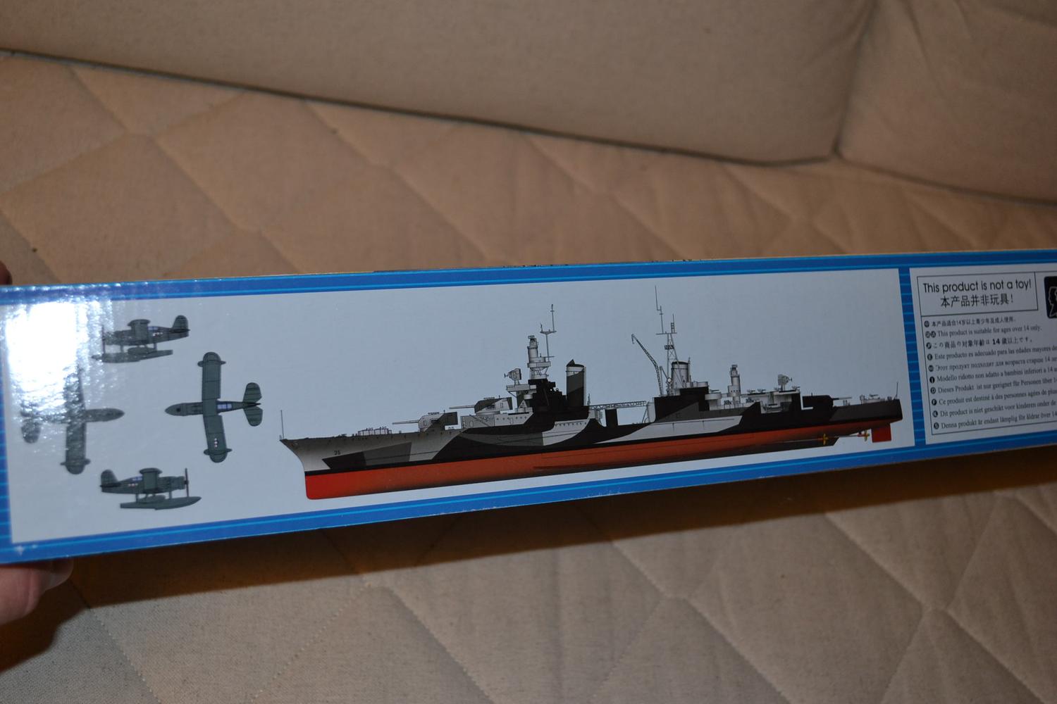 USS Indianapolis CA-35 1944 1:350 Trumpeter USA Skepp Ny