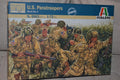 US Paratroopers 1:72 Italeri Plastbyggsats Figurer USA WW2 Ny
