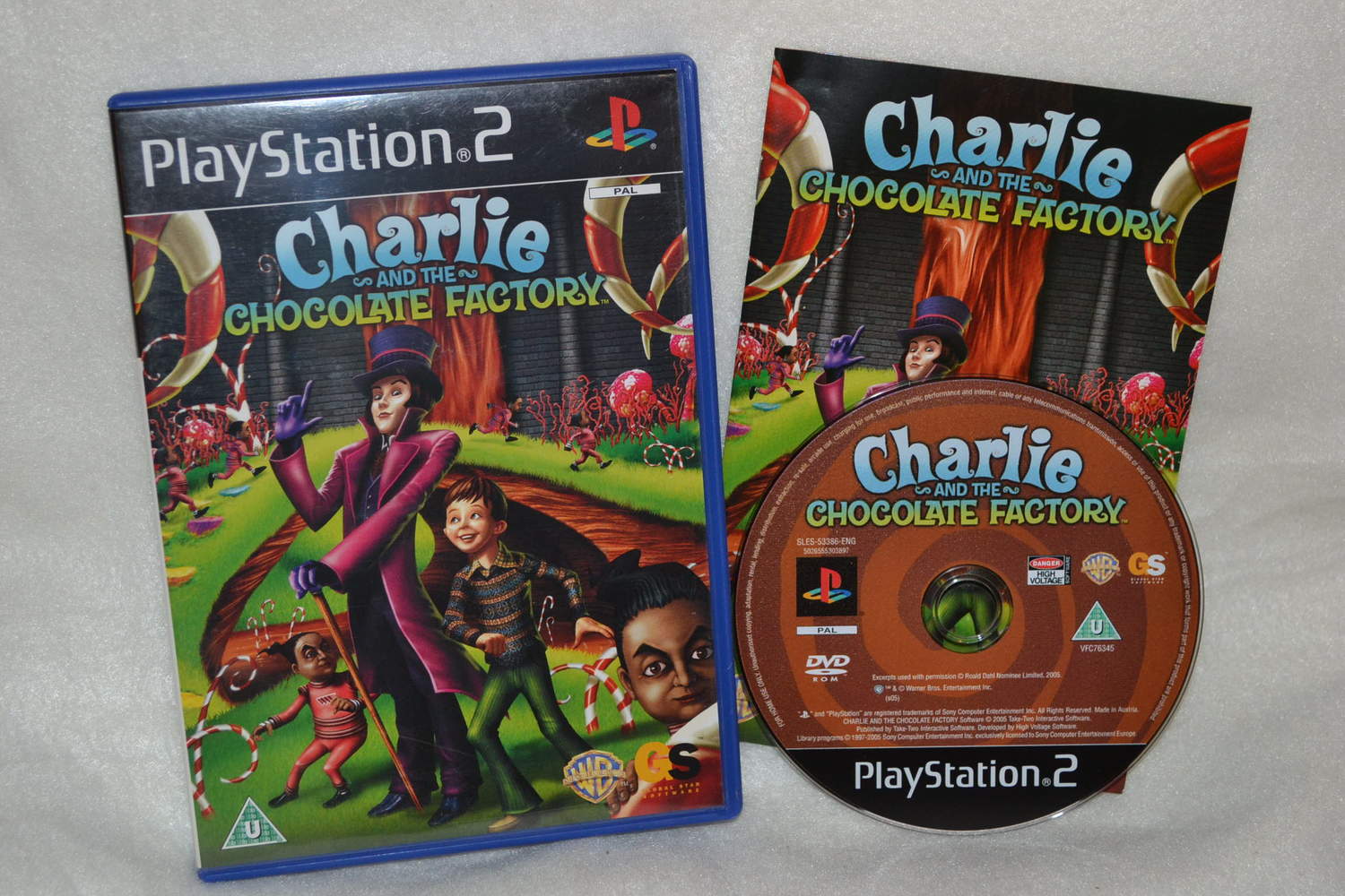 Charlie and The Chocolate Factory PS2 Playstation 2 Komplett Fint Skick