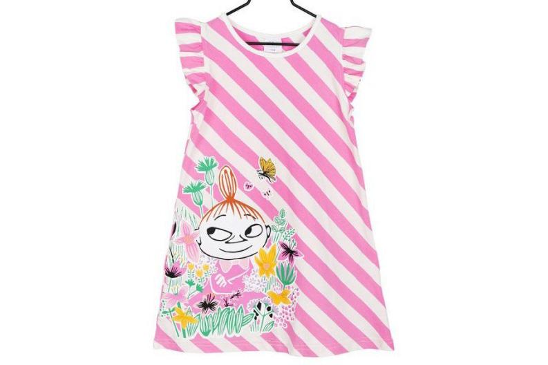 Lilla My Klänning Rosa Randig (Strl 92) Flicka Ny