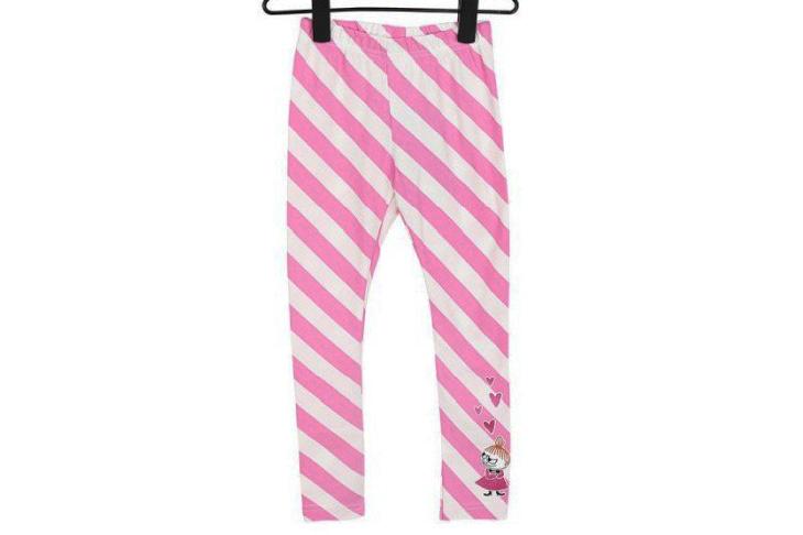 Lilla My Leggings Byxor Rosa Randig (Strl 92) Flicka Ny