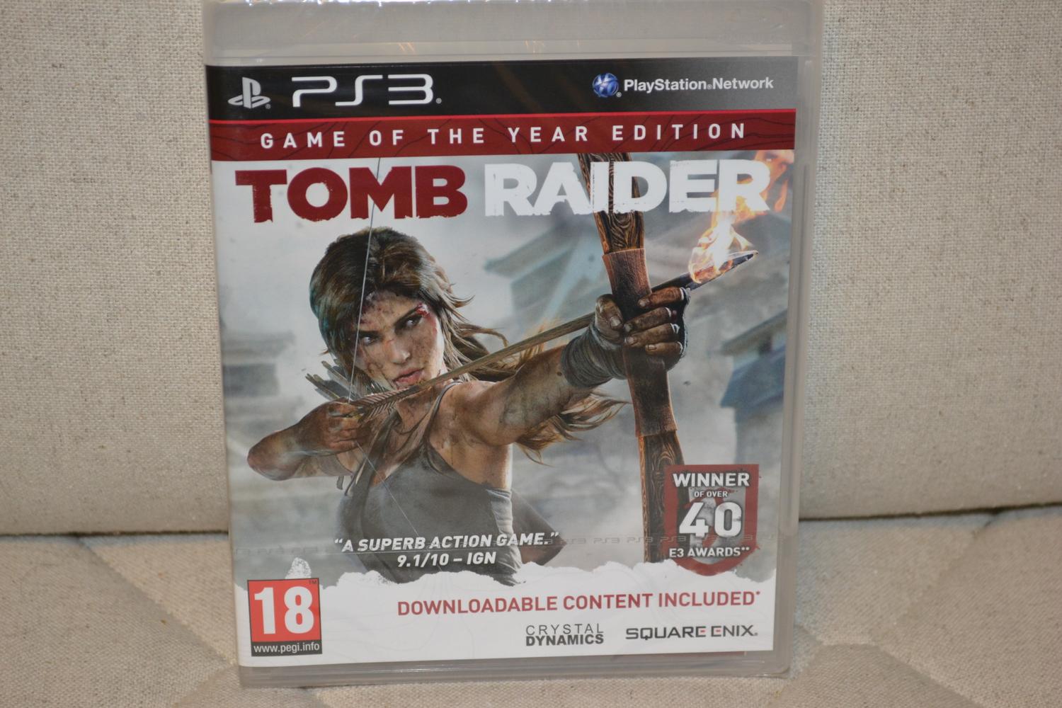 Tomb Raider Game of the Year Edition PS3 Playstation 3 Ny Inplastad