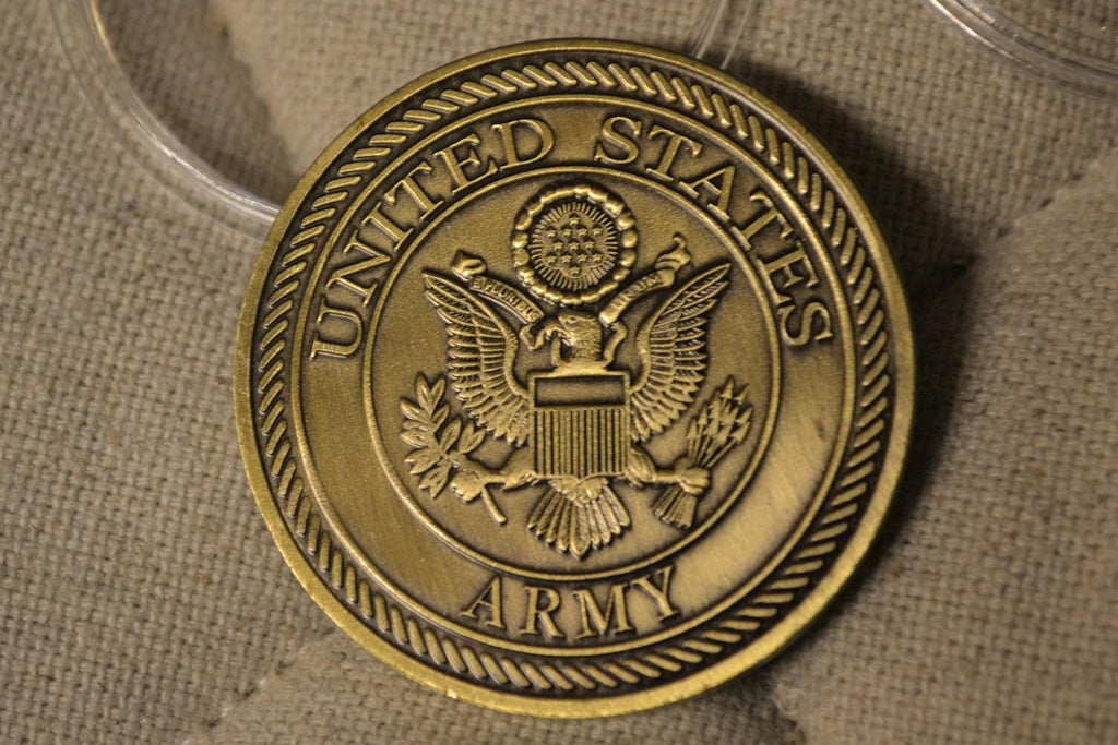 Blackhawk UH-60 Helikopter Mynt Brons USA Army 4cm Ny