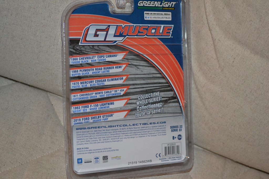 1993 Ford F-150 Lightning Röd Pickup 1:64 Greenlight (Muscle Series 22) 7-8cm Ny