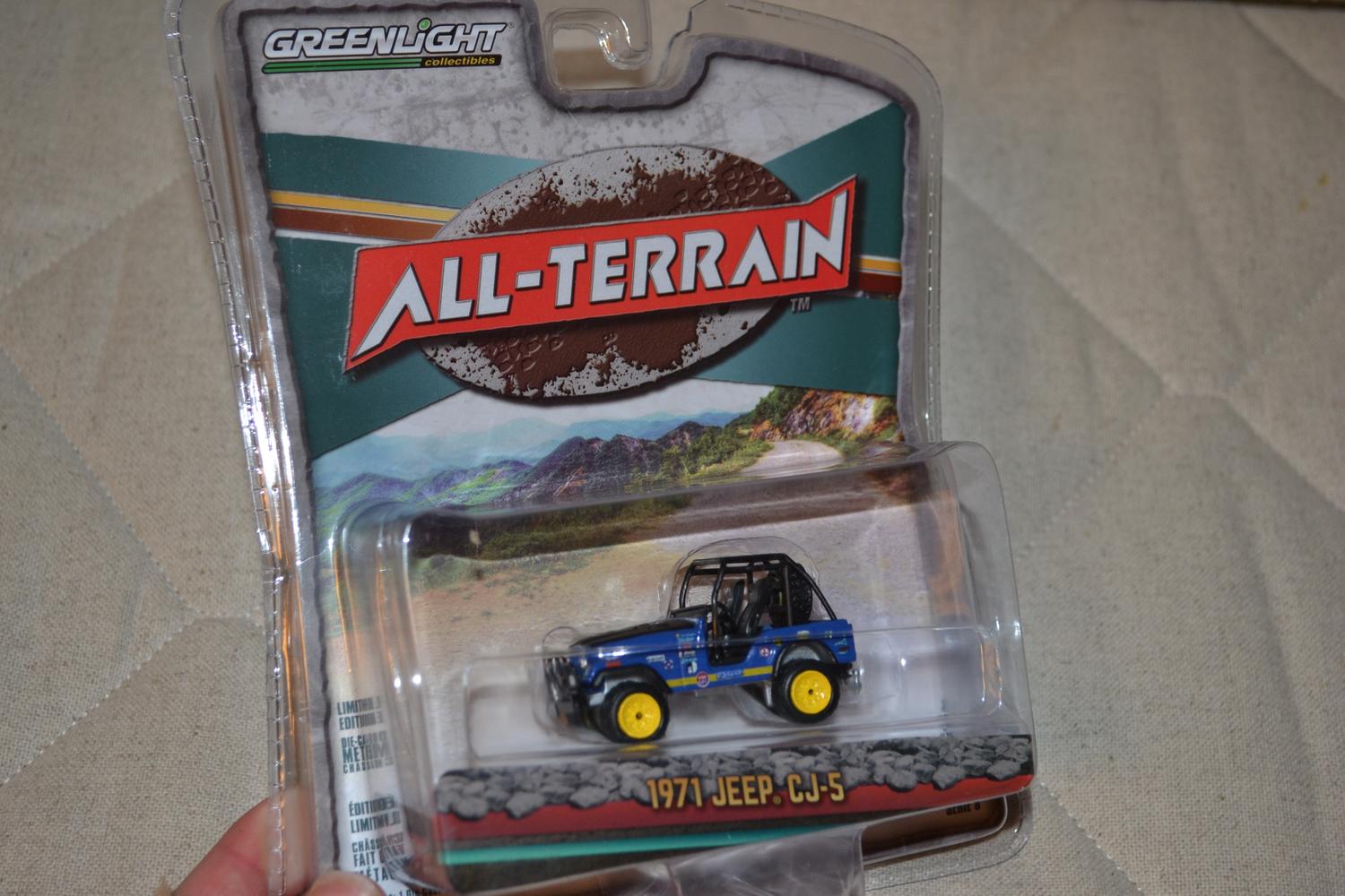 1971 Jeep CJ-5 1:64 Greenlight (All Terrain Series 8) Ny