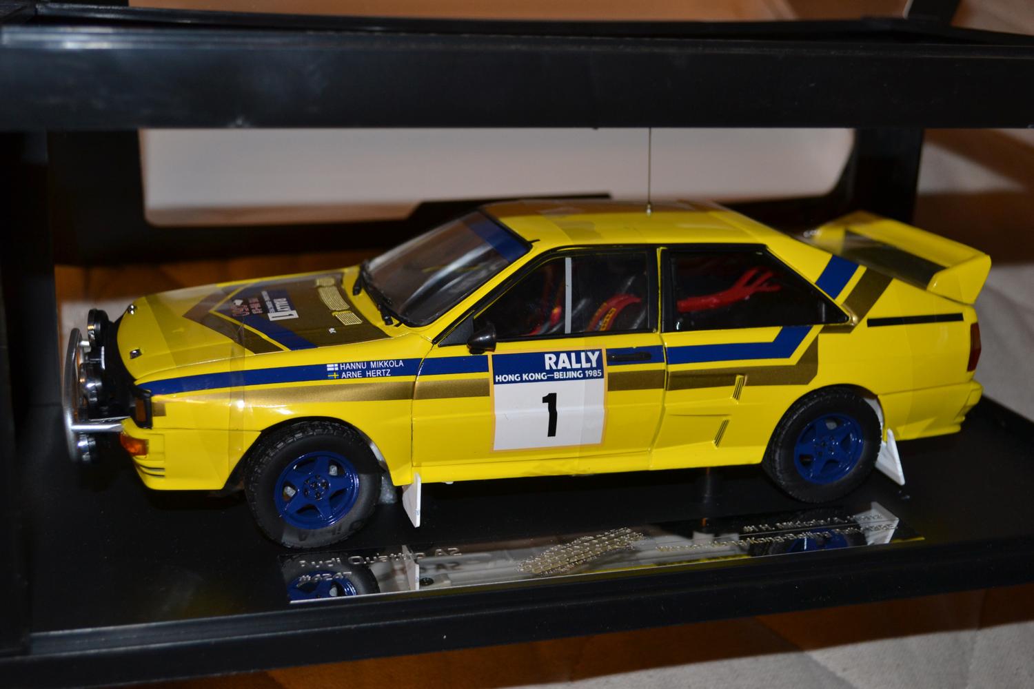 Audi Quattro A2 1985 #1 H.Mikkola/A.Hertz 1:18 Sunstar Rally 25cm Ny