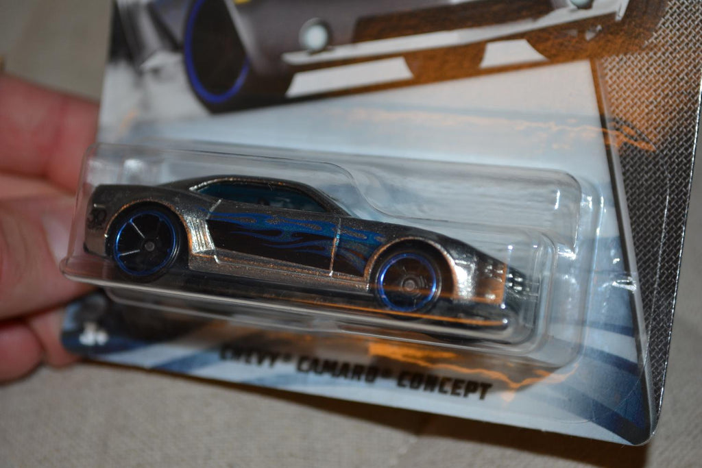 Chevy Camaro Concept Silver 1:64 Hot Wheels (50år Jubileum) 7cm Ny