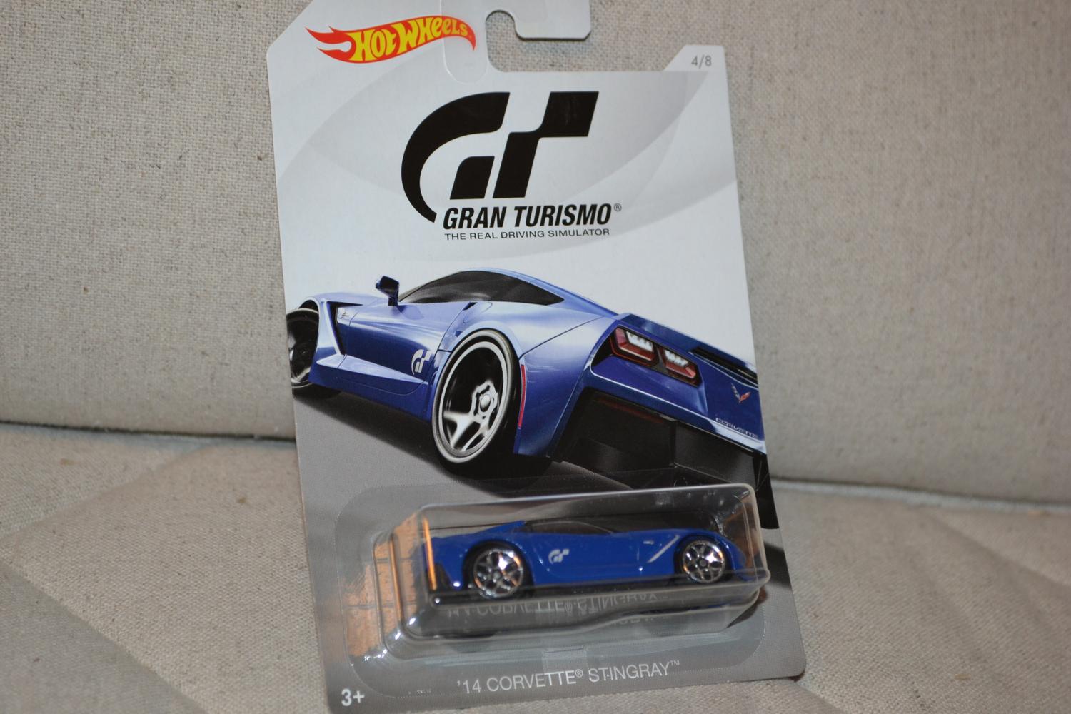 2014 Corvette Stingray 1:64 Hot Wheels (Gran Turismo Racing) 7cm