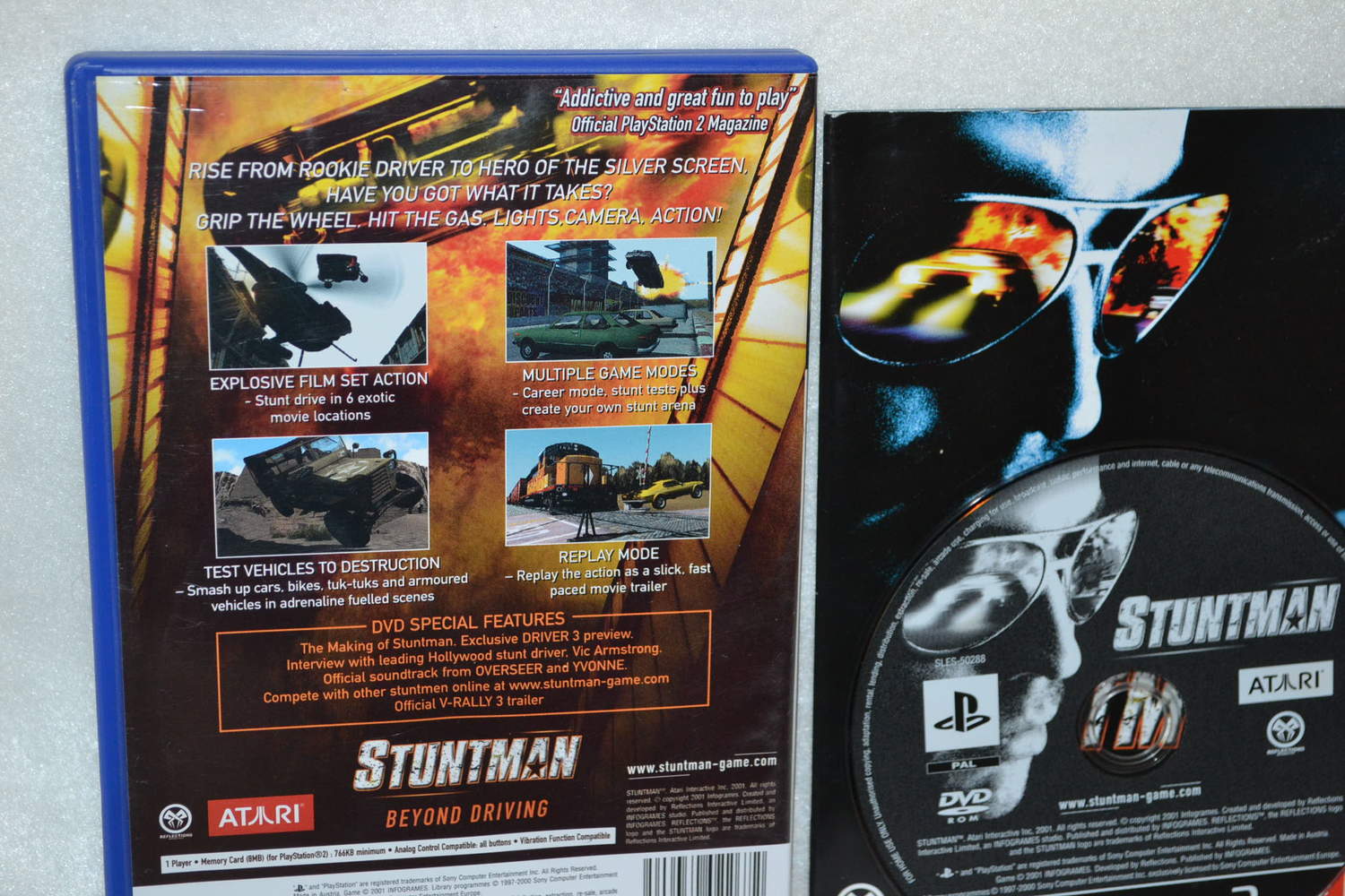 Stuntman PS2 Playstation 2 Komplett Fint Skick