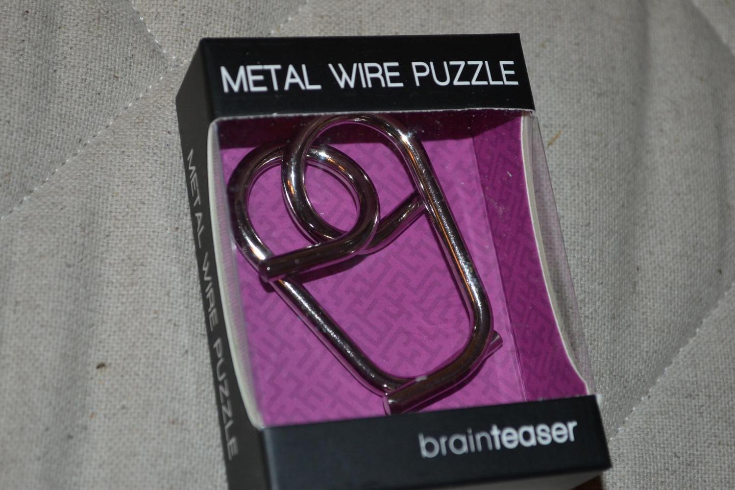 Tand Pussel Brainteaser 8cm (Lila) Ny