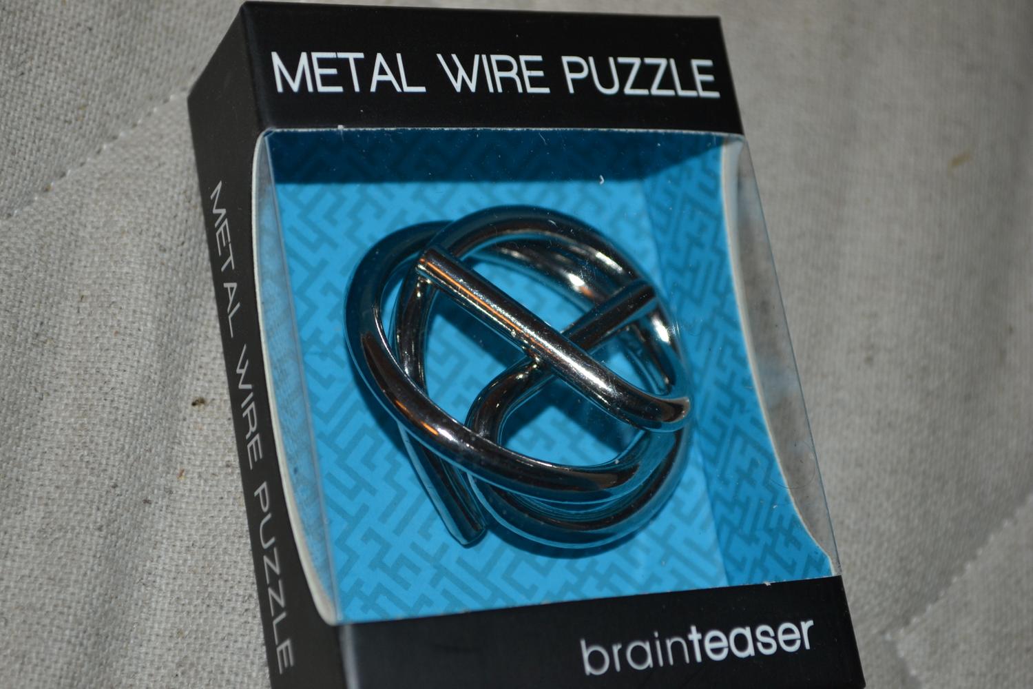 Knutar Pussel Brainteaser 8cm (Blå) Ny