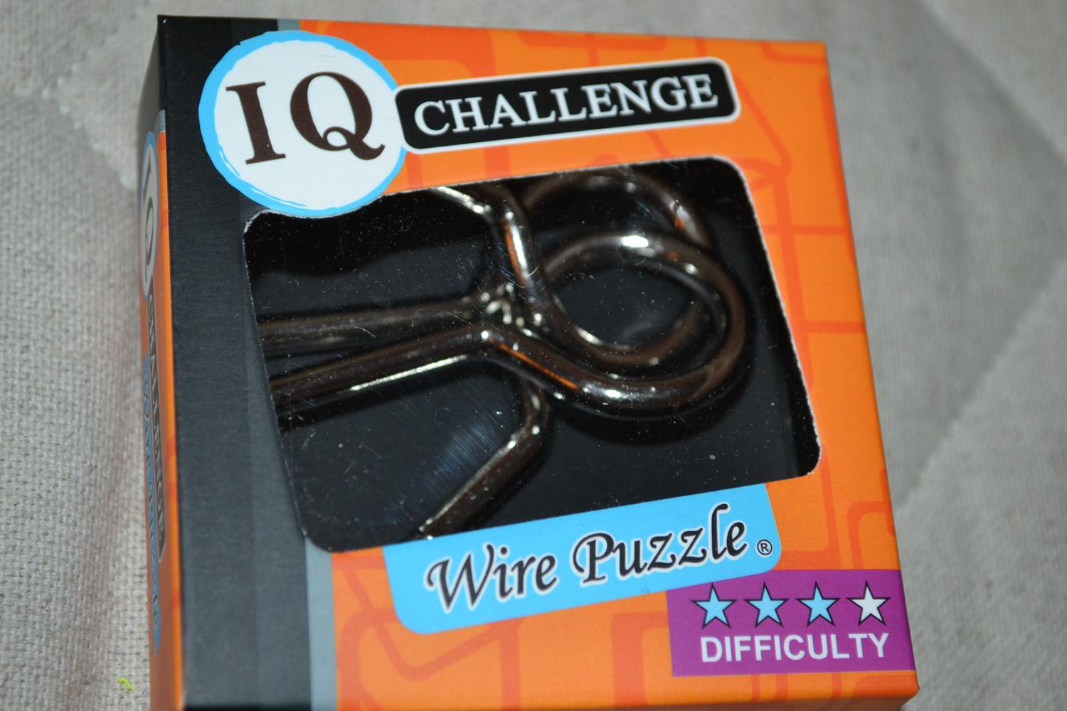 Klämmor Pussel IQ 7,5cm (Gul, Svårighet 3/4) Ny