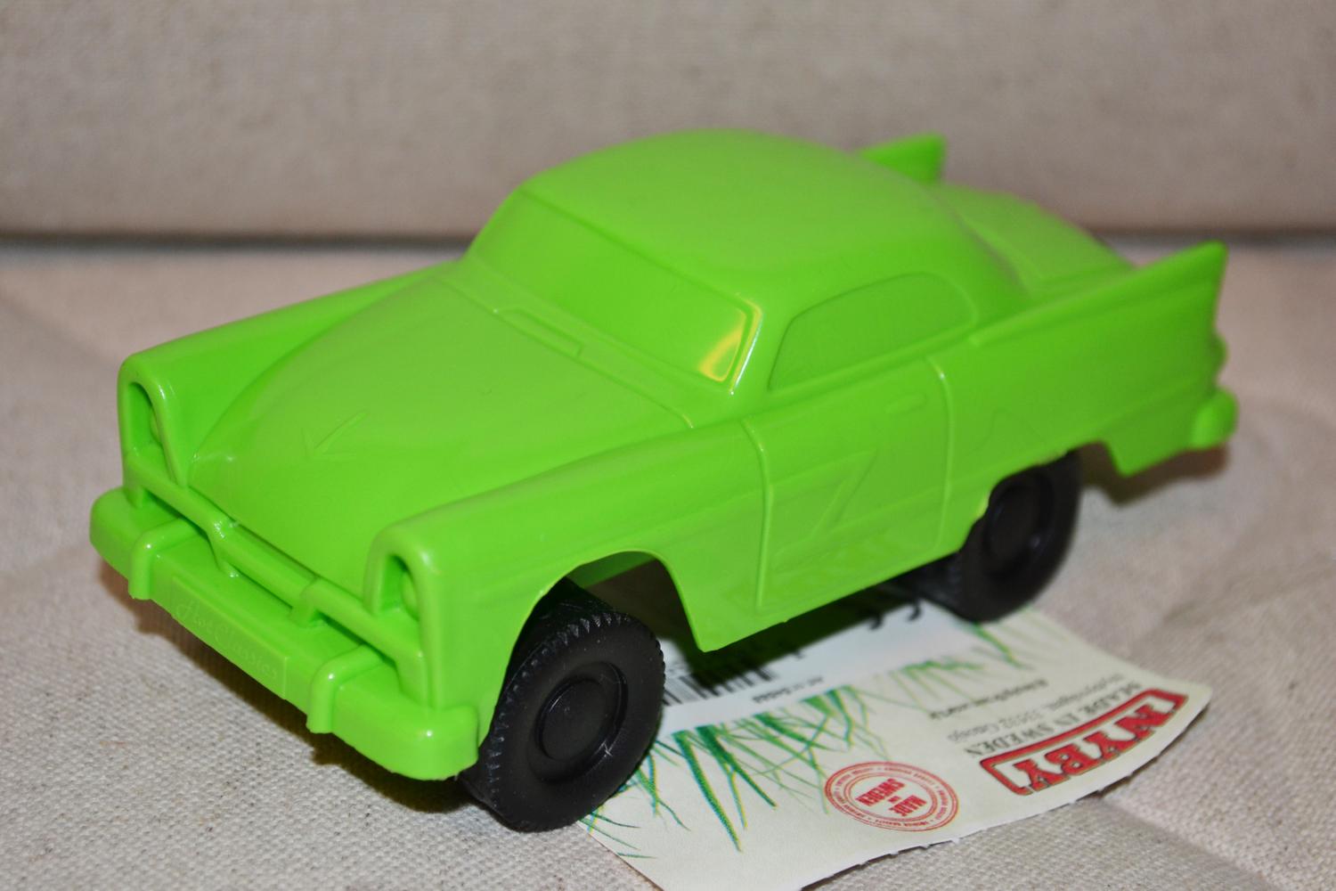 Plymouth 1954 Grön 13cm Combiplay Alby Nyby Sweden Plast Ny