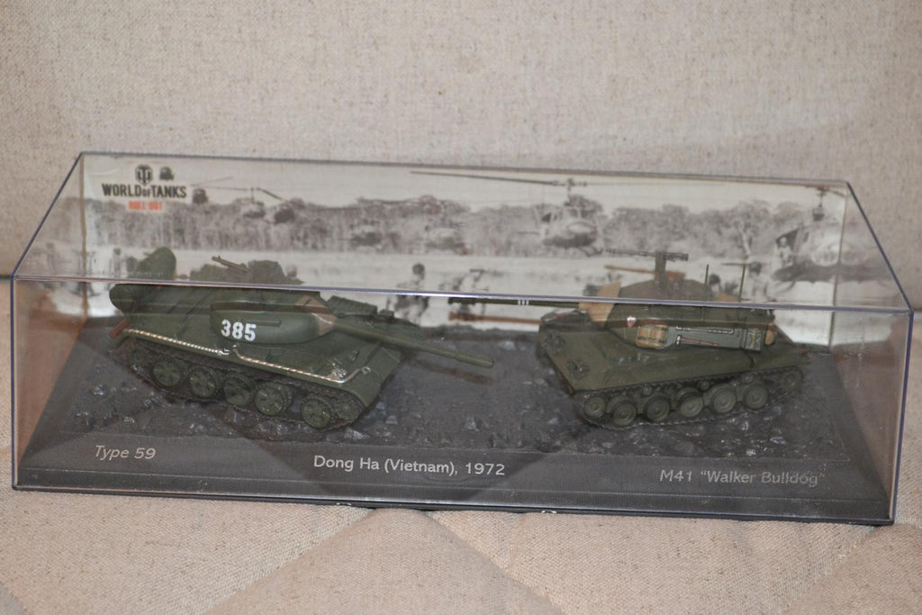2st Pansarvagnar Vietnam Type 59 vs M41 "Walker 1:72 Deagostini 10-14cm Ny
