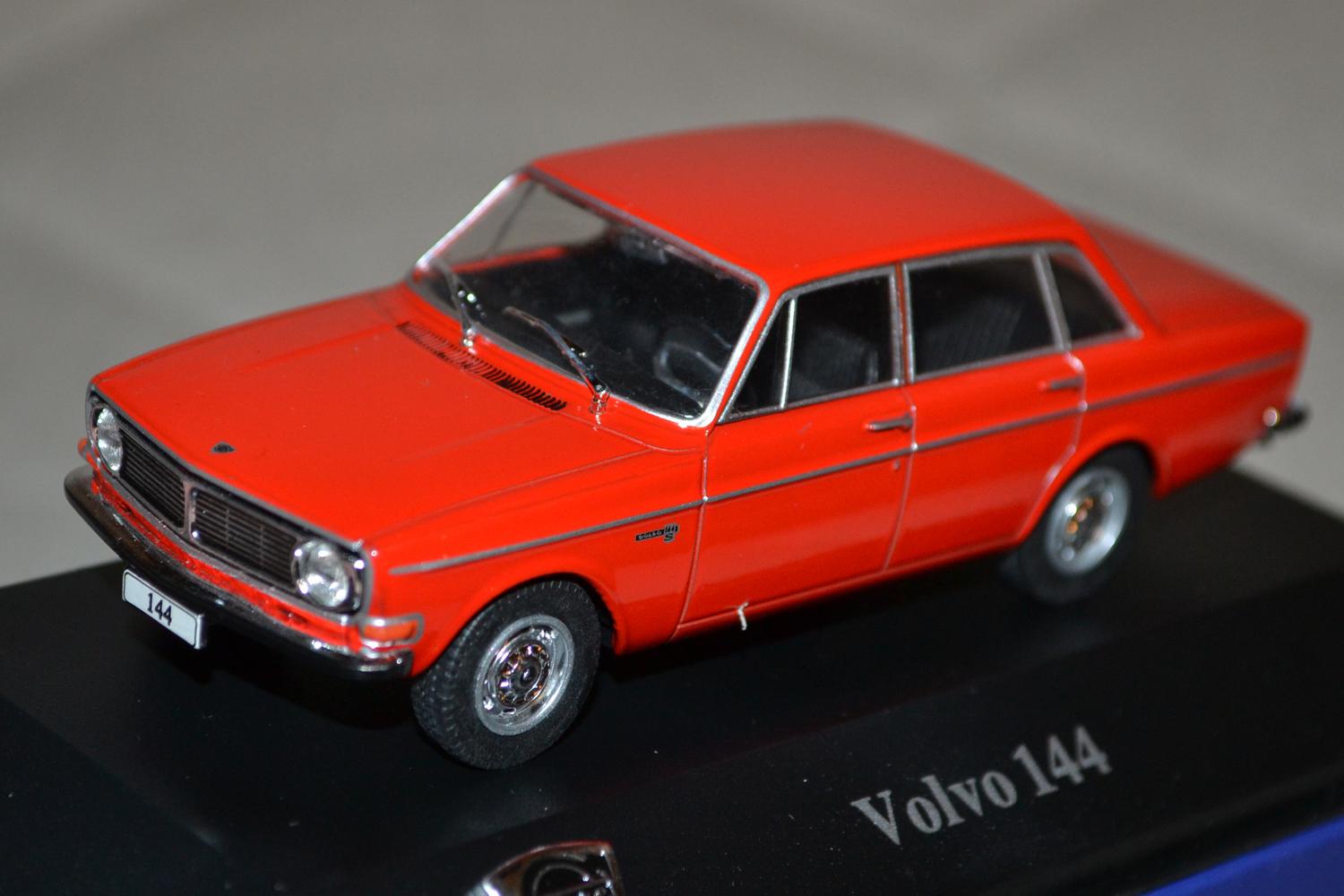 Volvo 144 Orange 1:43 Editions Atlas 11cm Ny