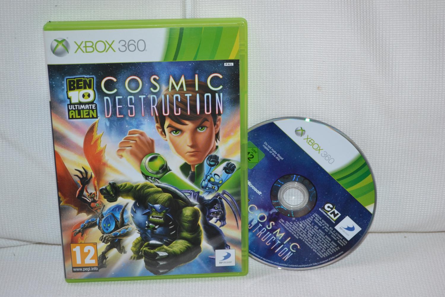 Ben 10 Ultimate Alien Cosmic Destruction Xbox 360 Utan Manual Fint Skick