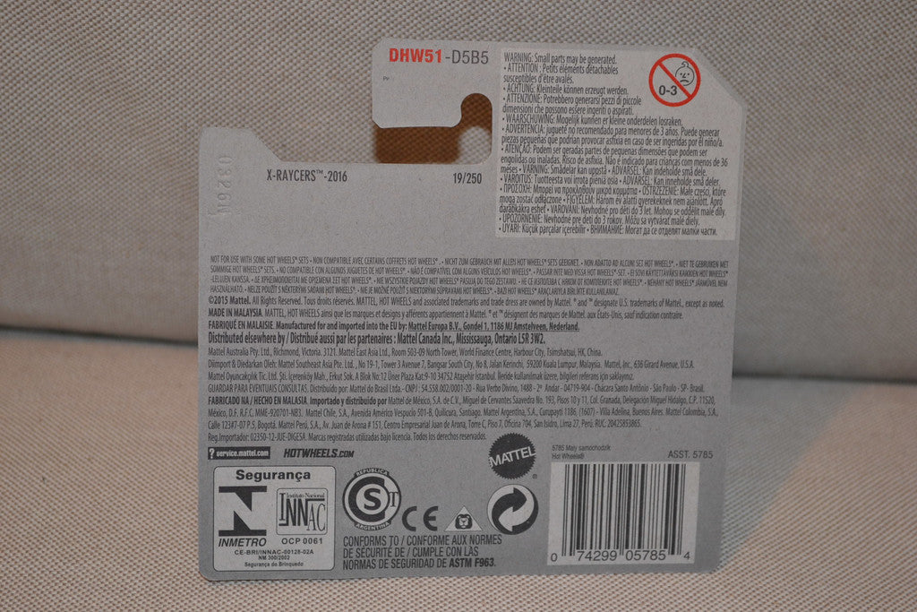 Aero Pod (Hot Wheels 2016) 1:64 X-Raycers 9/10 Transparant N