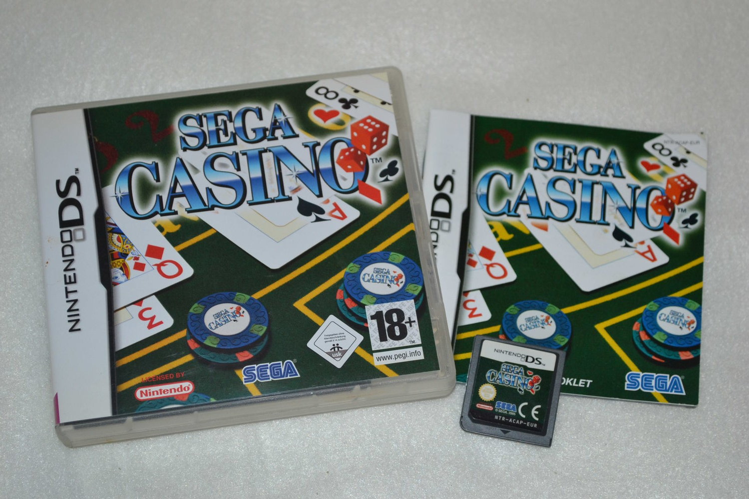 Sega Casino Puzzle NDS Nintendo DS Fint Skick