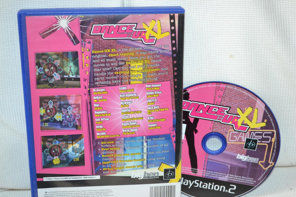 Dance UK XL Party Game PS2 Playstation 2 (Utan Manual) Fint Skick