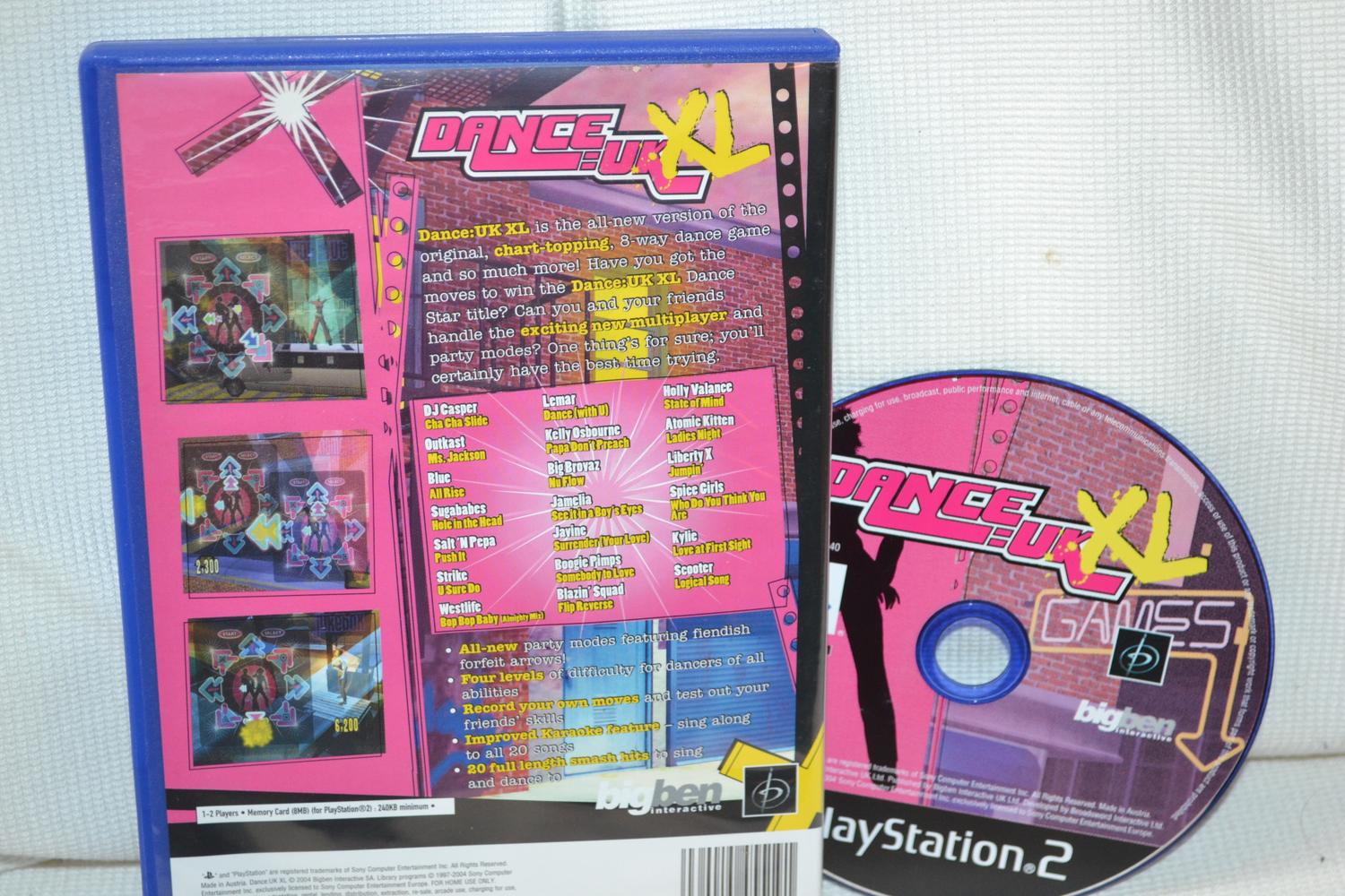 Dance UK XL Party Game PS2 Playstation 2 (Utan Manual) Fint Skick