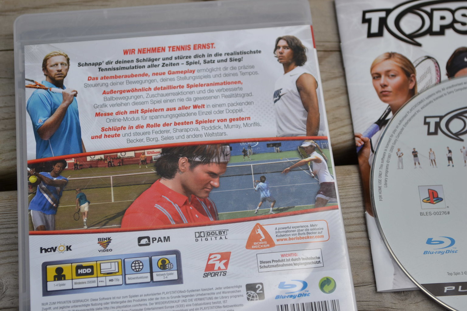 Topspin 3 (2K Sports) PS3 Playstation 3 Komplett Fint Skick