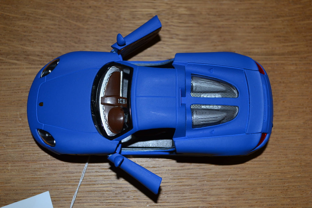 Porsche Carrera GT Blå Kinsmart 1:36 Ny Se Hit!