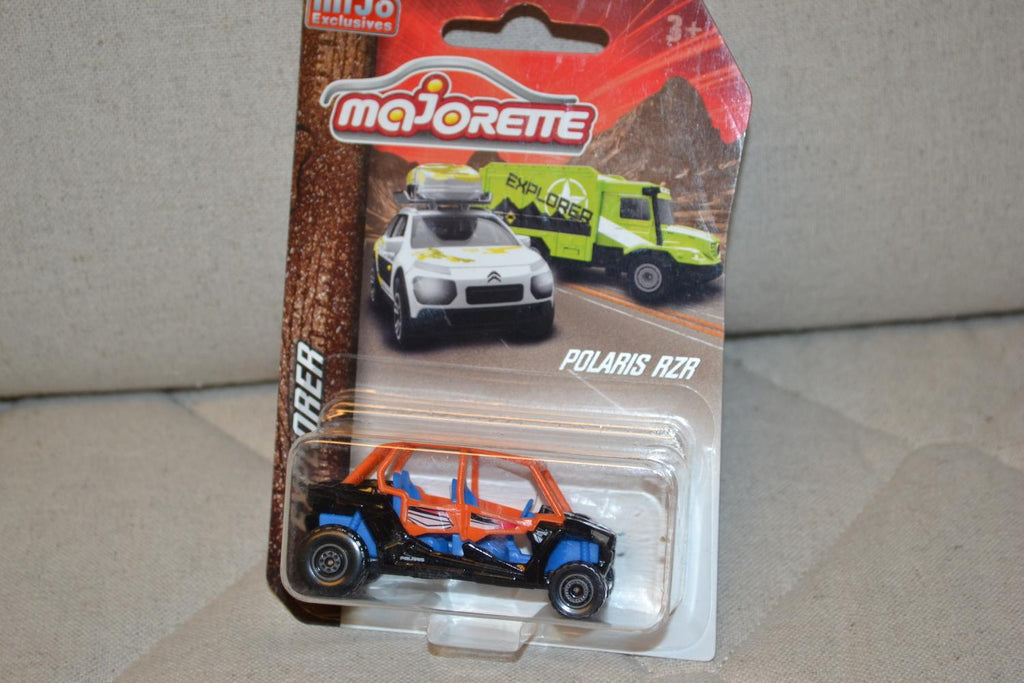 Polaris RZR Orange/Blå 1:64 Majorette 7cm Ny