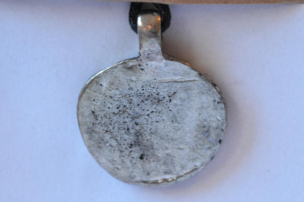 Jormungander Snirkel Orm - Halsband Viking (Tenn handgjord) 2,5*2,5cm Ny