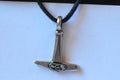 Hammare "Smiths Hammer" Halsband Viking (Tenn handgjord) 3*2cm Ny