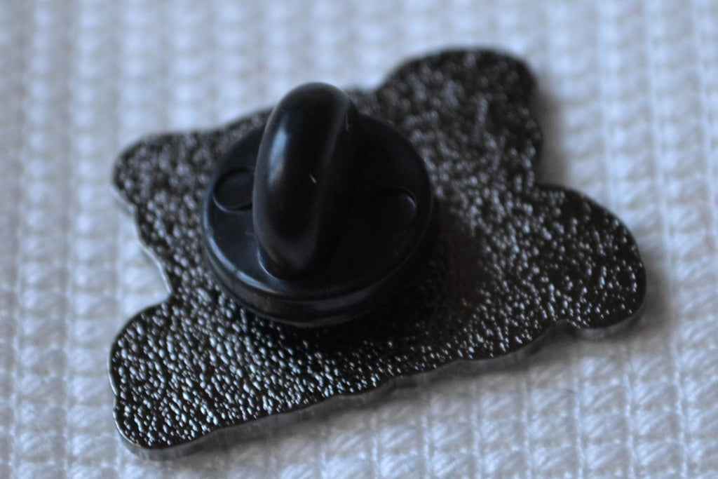 Babe with the Power Girlpower m. Emalj Brosch Pin 2,5cm Ny