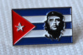 Che Guevara Cuba Flagga Kommunism m. Emalj Brosch Pin 2,5cm Ny