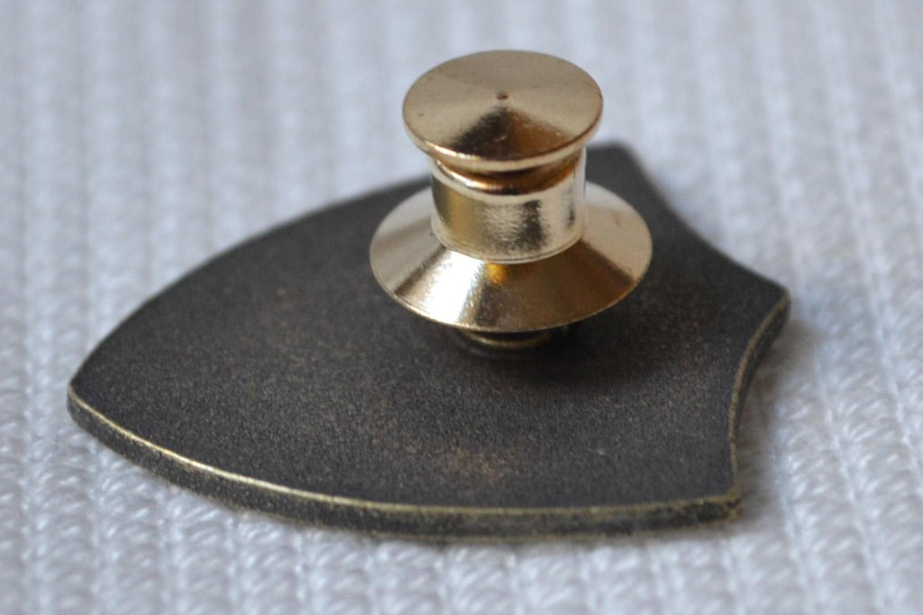 CCCP Sköld Sovjet Röd Guldplätering m. Emalj Brosch Pin 2,5*2cm Ny