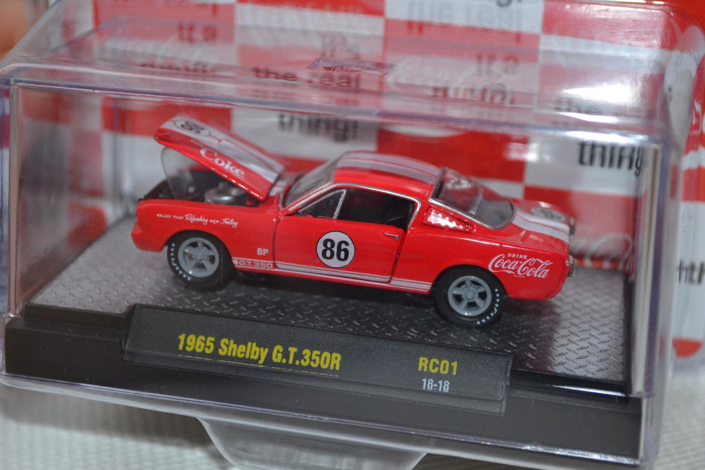 1965 Shelby G.T.350R Coca Cola 1:64 M2 Machines 7-8cm Ny