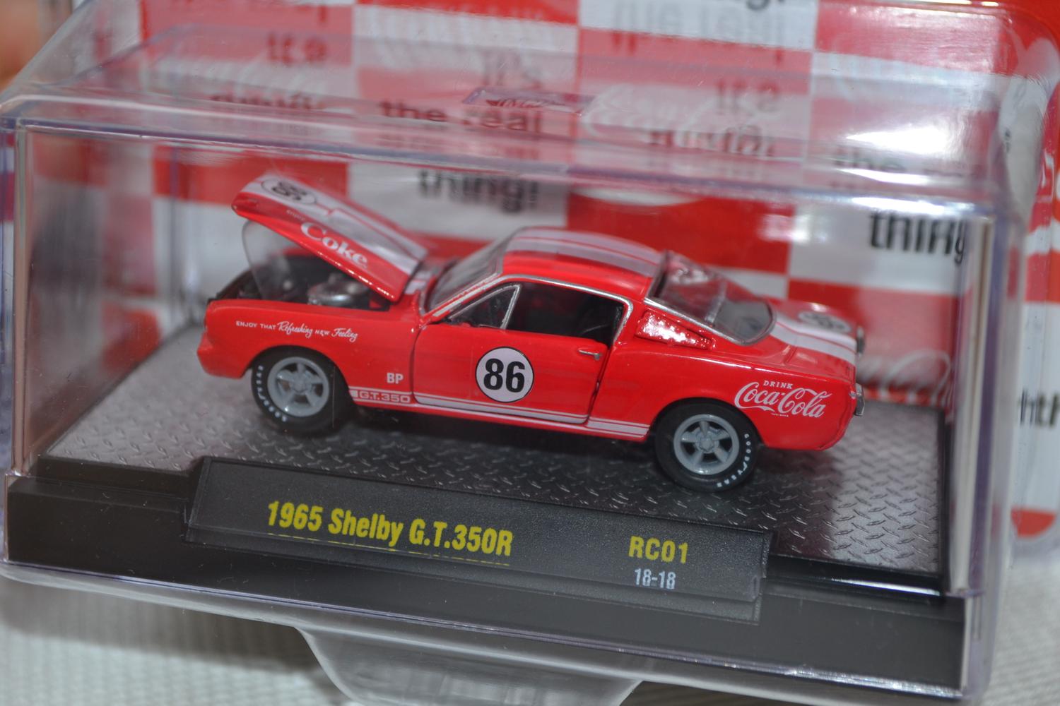 1965 Shelby G.T.350R Coca Cola 1:64 M2 Machines 7-8cm Ny