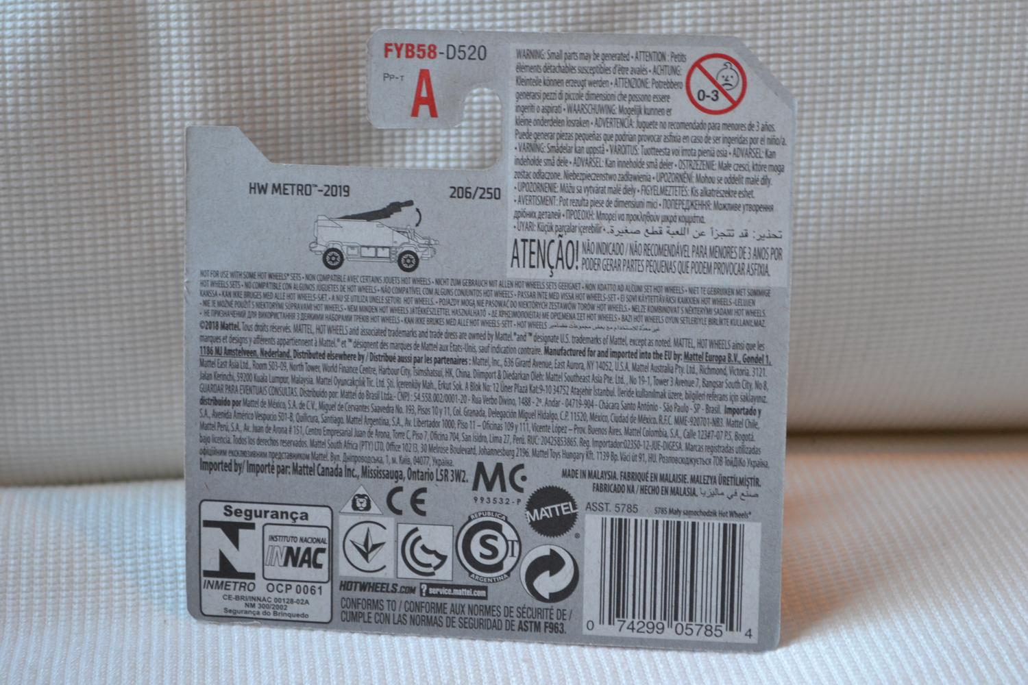 Runway Res-Q Brandbil 1:64 Hot Wheels (2019-2) 6-7cm Ny