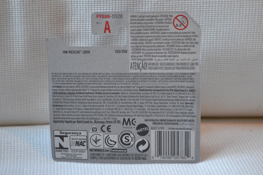 HW Rapid Responder Ambulans 1:64 Hot Wheels (2019-2) 6-7cm Ny