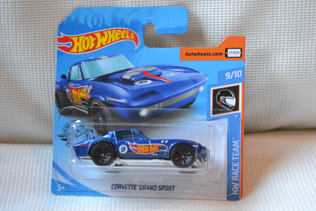 Corvette Grand Sport Blå 1:64 Hot Wheels (2019-2) 6-7cm Ny