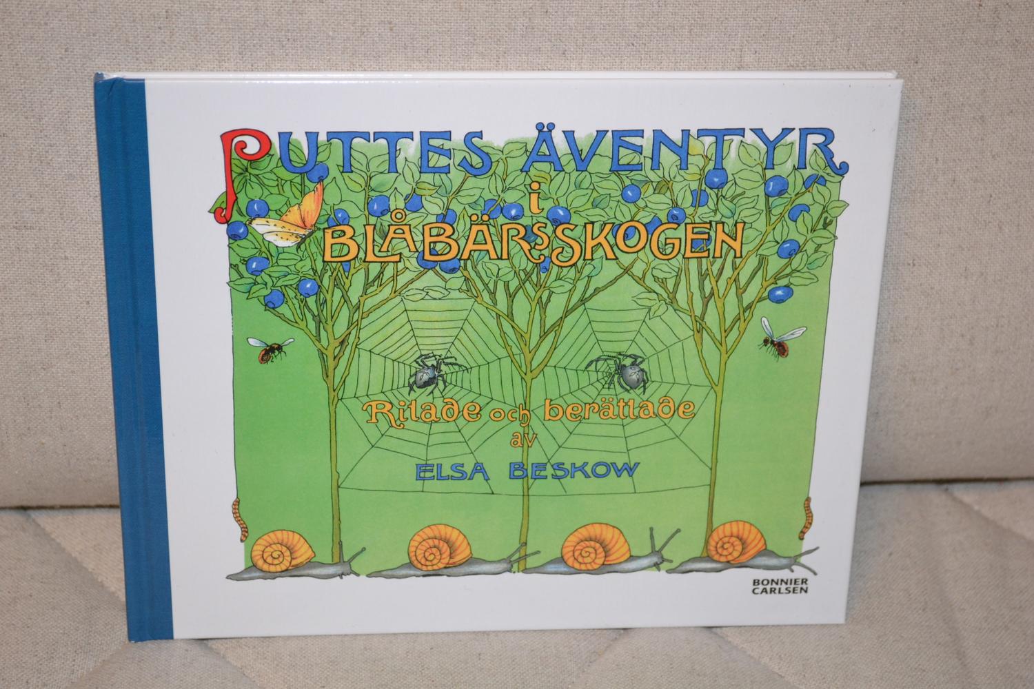 Puttes Äventyr i Blåbärsskogen Elsa Beskow 2022 Bonnier Carlsen Ny